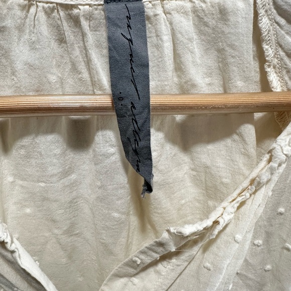 Raquel allegra cream  button down top - Picture 3 of 4